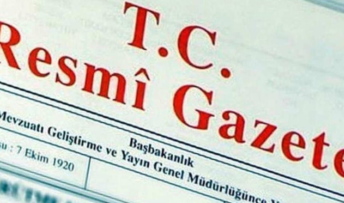 Resmi Gazete'de yayımlanan belgelere