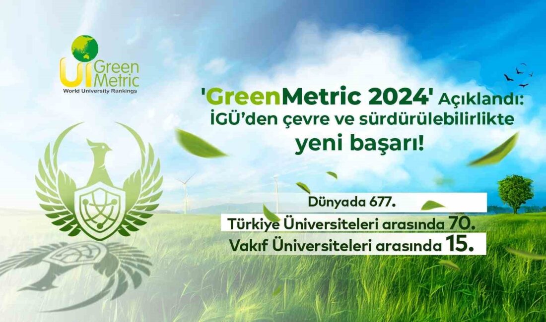 GreenMetric 2024 açıklandı: İGÜ’den çevre ve sürdürülebilirlikte yeni başarı