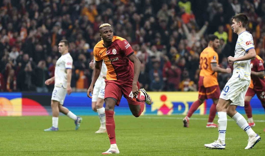 GALATASARAY’IN NİJERYALI FUTBOLCUSU VİCTOR OSİMHEN, DİNAMO KİEV MAÇIYLA BİRLİKTE BU