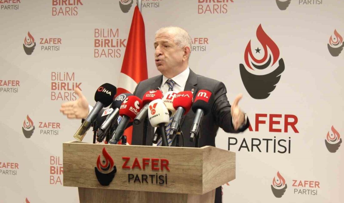 ZAFER PARTİSİ GENEL BAŞKANI ÜMİT ÖZDAĞ, HAKKINDA YÜRÜTÜLEN SORUŞTURMA ÇERÇEVESİNDE